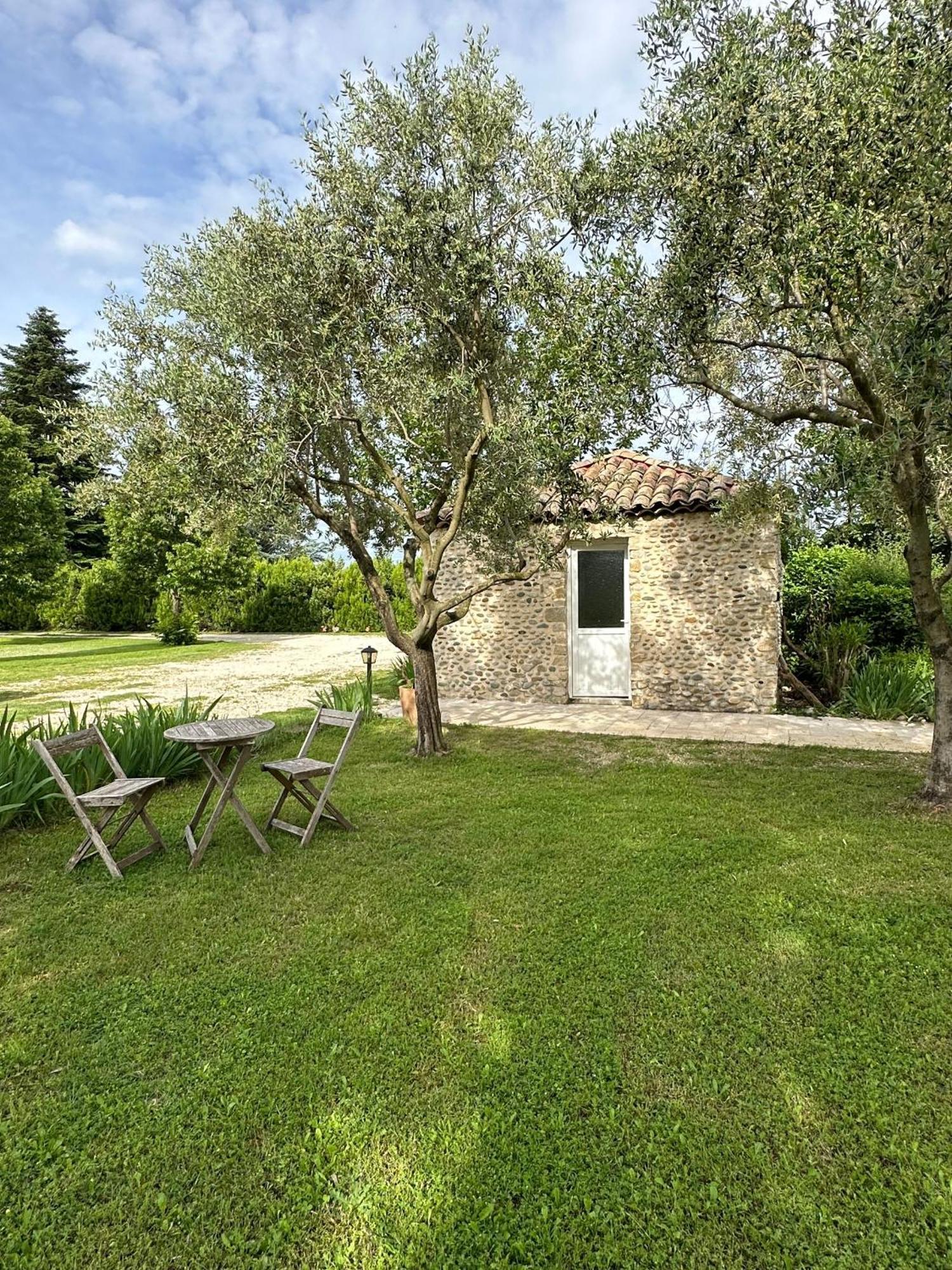 Maisonnette Independante Au Calme Dans Un Grand Jardin Chateauneuf-du-Rhone Bagian luar foto